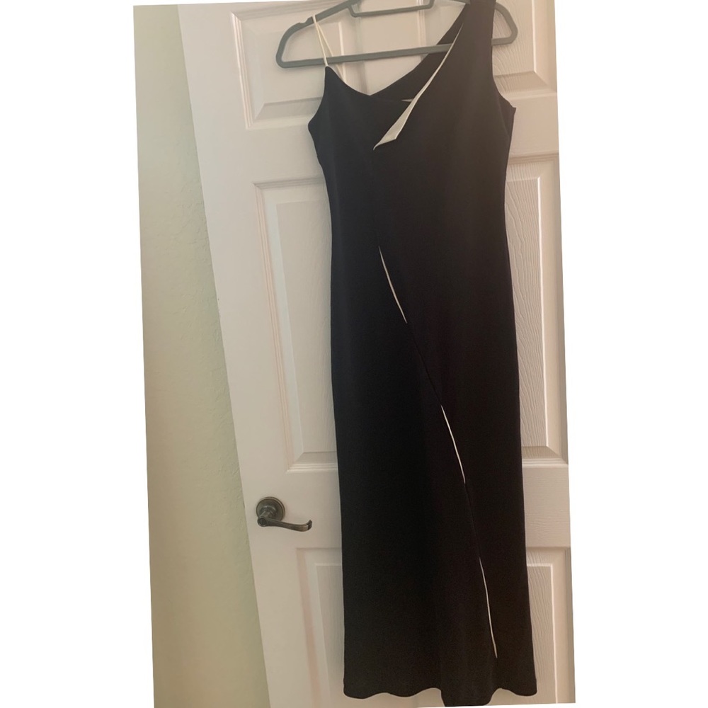 Black and white dress